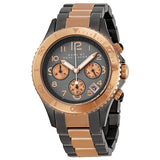 Marc Jacobs Marc Chronograph Grey Dial Two Tone Steel Strap Watch for Men - MBM3157 Buy Now By Marc Jacobs