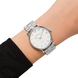 Marc Jacobs Baker White Dial Silver Steel Strap Watch for Women - MBM3242 Buy Now By Marc Jacobs