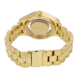 Marc Jacobs Henry Transparent Gold Dial Gold Steel Strap Watch for Women - MBM3338 Buy Now By Marc Jacobs