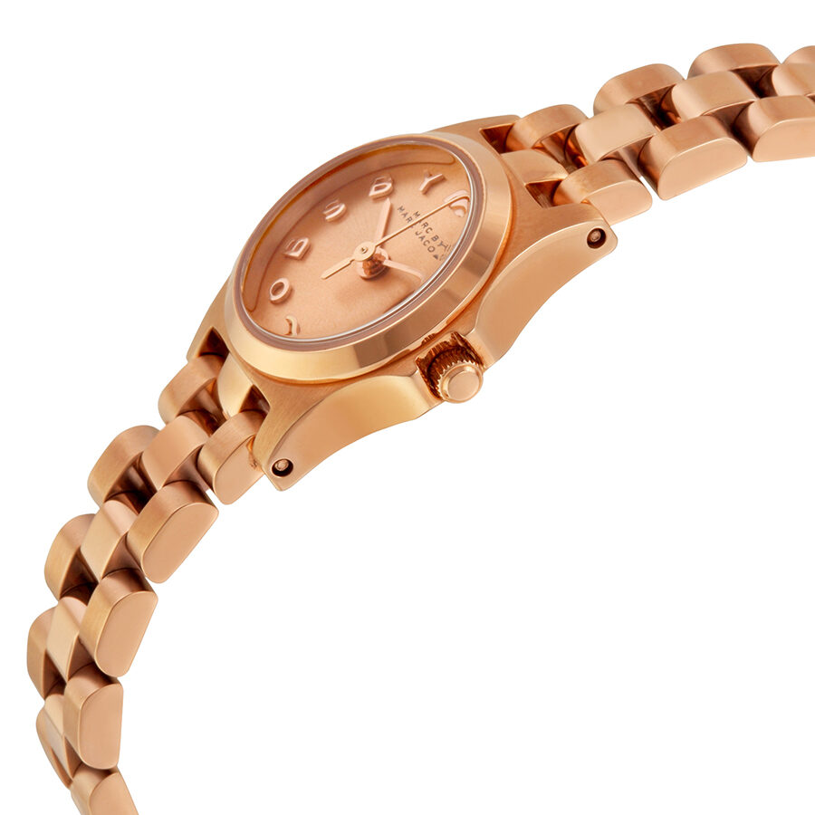 Marc Jacobs Dinky Rose Gold Dial Rose Gold Steel Strap Watch for Women - MBM3200 Buy Now By Marc Jacobs