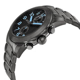 Marc Jacobs Larry Chronograph Black Dial Gunmetal Grey Steel Strap Watch for Men - MBM5031 Buy Now By Marc Jacobs