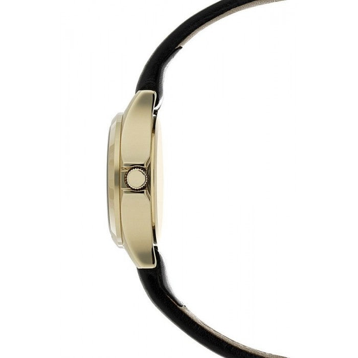 Marc Jacobs Henry Dinky Black Dial Black Leather Strap Watch for Women - MBM1240 Buy Now By Marc Jacobs