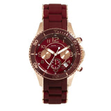 Marc Jacobs Rock Chronograph Red Dial Red Silicone Strap Watch for Women - MBM2596 Buy Now By Marc Jacobs