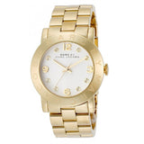 Marc Jacobs Amy White Dial Gold Steel Strap Watch for Women - MBM3056 Buy Now By Marc Jacobs