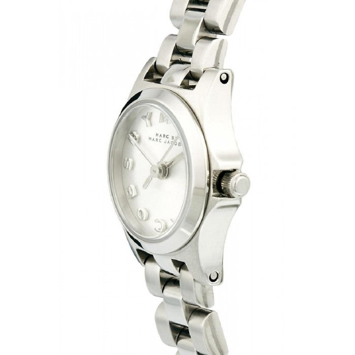 Marc Jacobs Henry Dinky Silver Dial Silver Steel Strap Watch for Women - MBM3198 Buy Now By Marc Jacobs