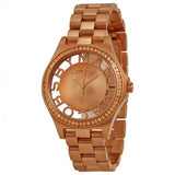 Marc Jacobs Henry Transparent Rose Gold Dial Rose Gold Steel Strap Watch for Women - MBM3339 Buy Now By Marc Jacobs
