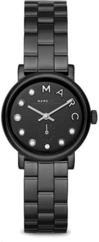 Marc Jacobs Marc Black Dial Black Steel Strap Watch for Women - MBM8673 Buy Now By Marc Jacobs