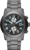 Marc Jacobs Larry Chronograph Black Dial Gunmetal Grey Steel Strap Watch for Men - MBM5031 Buy Now By Marc Jacobs
