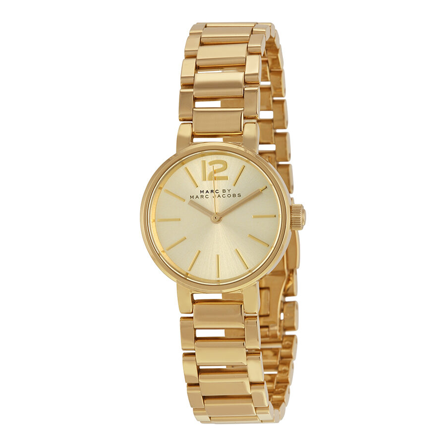 Marc Jacobs Peggy Gold Dial Gold Steel Strap Watch for Women - MBM3405 Buy Now By Marc Jacobs