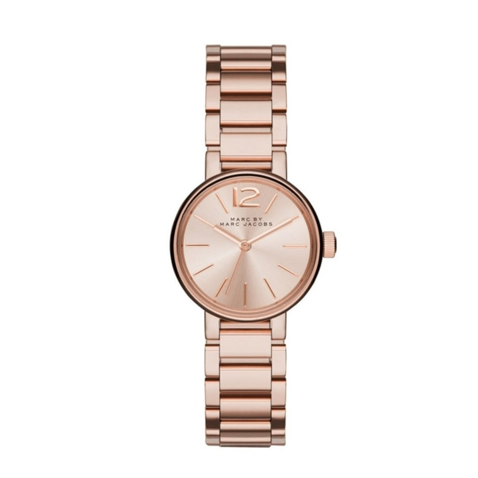 Marc Jacobs Peggy Rose Gold Dial Rose Gold Steel Strap Watch for Women - MBM3406 Buy Now By Marc Jacobs