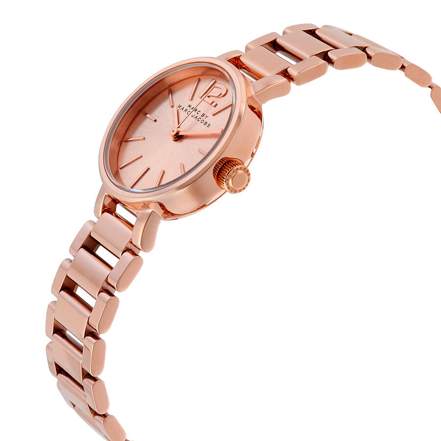 Marc Jacobs Peggy Rose Gold Dial Rose Gold Steel Strap Watch for Women - MBM3406 Buy Now By Marc Jacobs