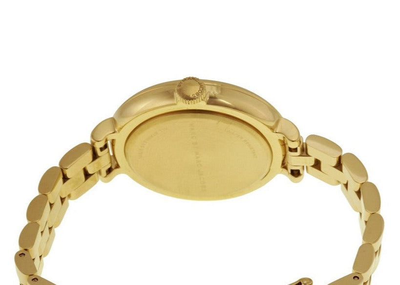 Marc Jacobs Sally Champagne Gold Dial Gold Steel Strap Watch for Women - MBM3363 Buy Now By Marc Jacobs