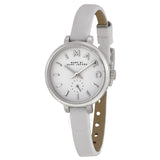 Marc Jacobs Sally White Dial White Leather Strap Watch for Women - MBM1350 Buy Now By Marc Jacobs