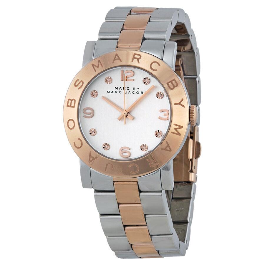 Marc Jacobs Amy Silver Dial Two Tone Steel Strap Watch for Women - MBM3194 Buy Now By Marc Jacobs