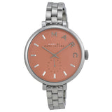 Marc Jacobs Sally Orange Dial Silver Steel Strap Watch for Women - MBM3365 Buy Now By Marc Jacobs