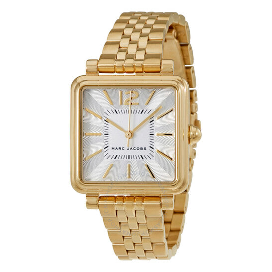 Marc Jacobs Vic Silver Dial Gold Steel Strap Watch for Women - MJ3462 Buy Now By Marc Jacobs