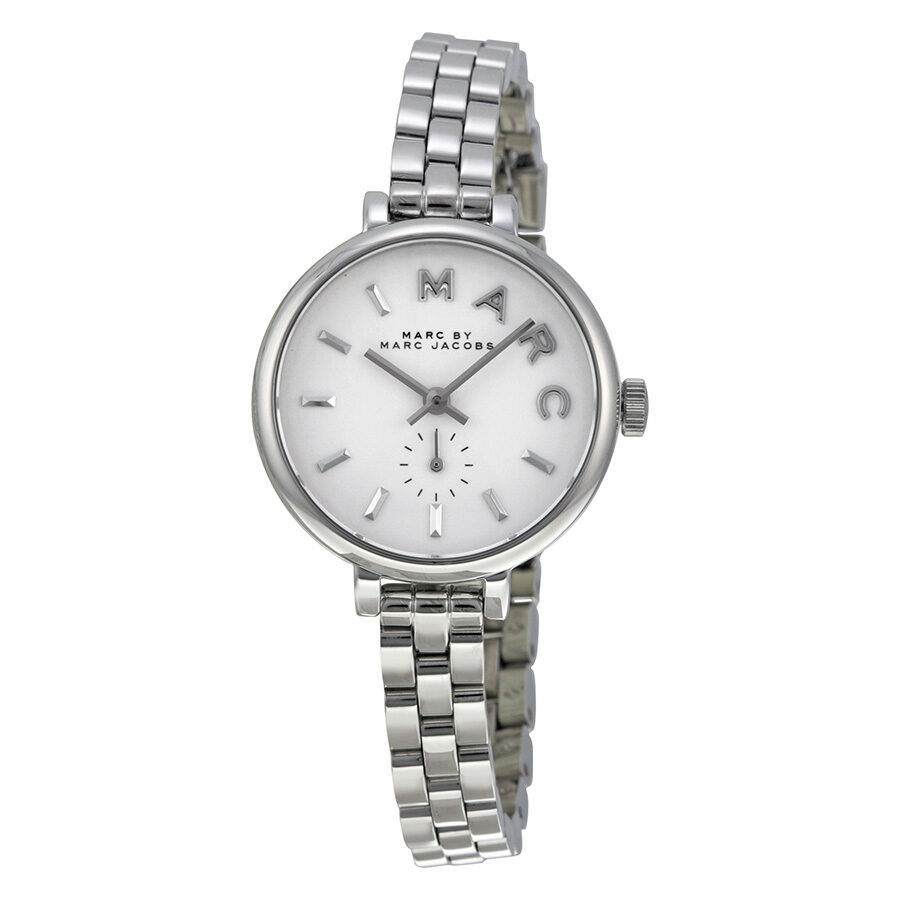 Marc Jacobs Sally White Dial Silver Steel Strap Watch for Women - MBM8642 Buy Now By Marc Jacobs