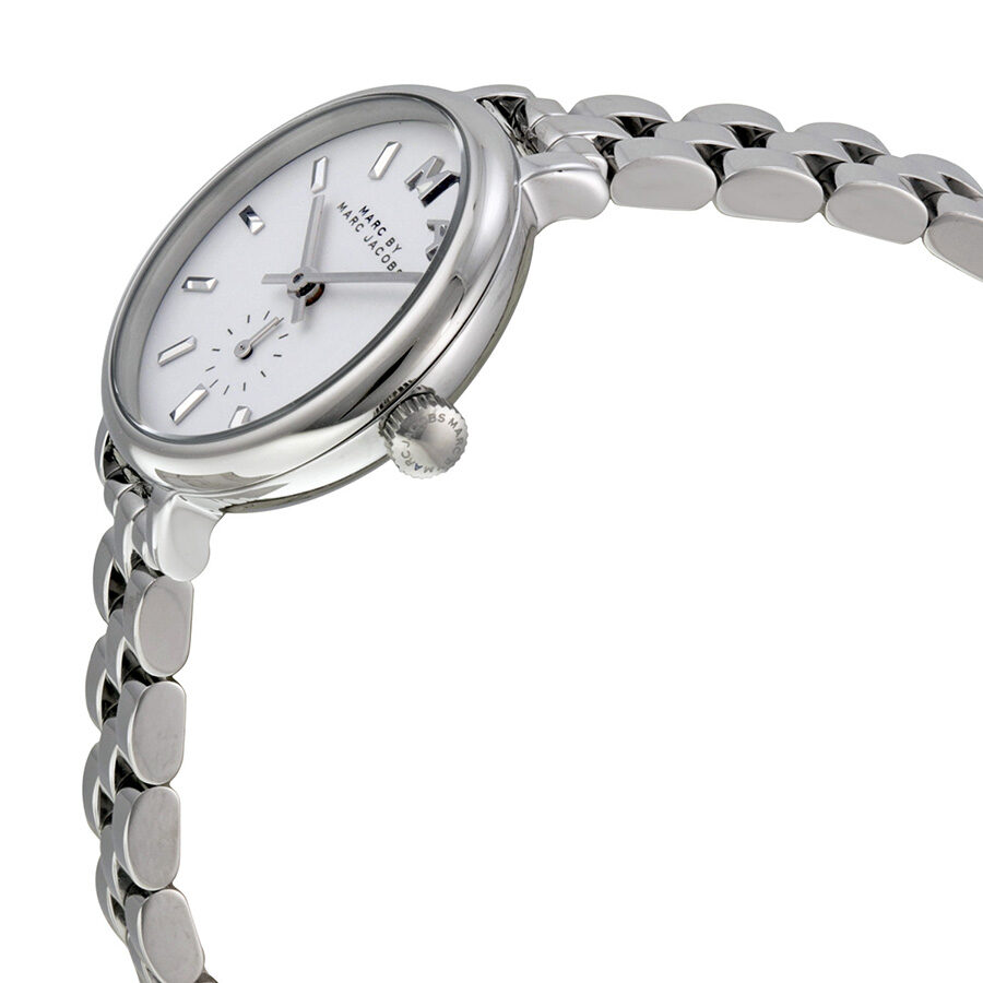 Marc Jacobs Sally White Dial Silver Steel Strap Watch for Women - MBM8642 Buy Now By Marc Jacobs