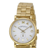 Marc Jacobs Baker White Dial Gold Steel Strap Watch for Women - MBM3247 Buy Now By Marc Jacobs