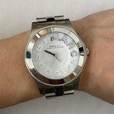 Marc Jacobs Rivera Silver Dial Silver Steel Strap Watch for Women - MBM3133 Buy Now By Marc Jacobs