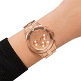 Marc Jacobs Blade Chronograph Rose Gold Dial Rose Gold Steel Strap Watch for Women - MBM3102 Buy Now By Marc Jacobs