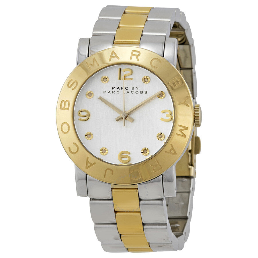 Marc Jacobs Amy Silver Dial Two Tone Steel Strap Watch for Women - MBM3139 Buy Now By Marc Jacobs