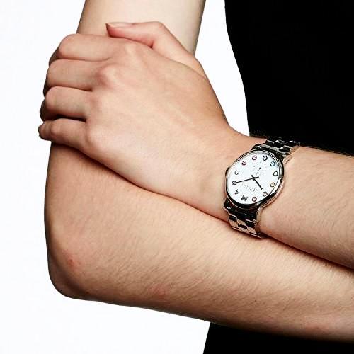 Marc Jacobs Baker Dexter White Dial Silver Steel Strap Watch for Women - MBM3423 Buy Now By Marc Jacobs