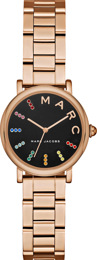 Marc Jacobs Roxy Black Dial Rose Gold Steel Strap Watch for Women - MJ3569 Buy Now By Marc Jacobs