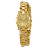 Marc Jacobs Henry Dinky Gold Dial Gold Steel Strap Watch for Women - MBM3199 Buy Now By Marc Jacobs