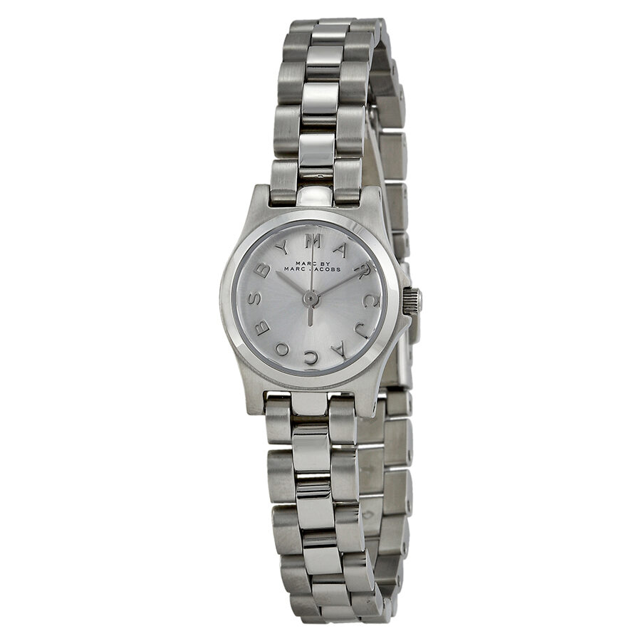 Marc Jacobs Henry Dinky Silver Dial Silver Steel Strap Watch for Women - MBM3198 Buy Now By Marc Jacobs
