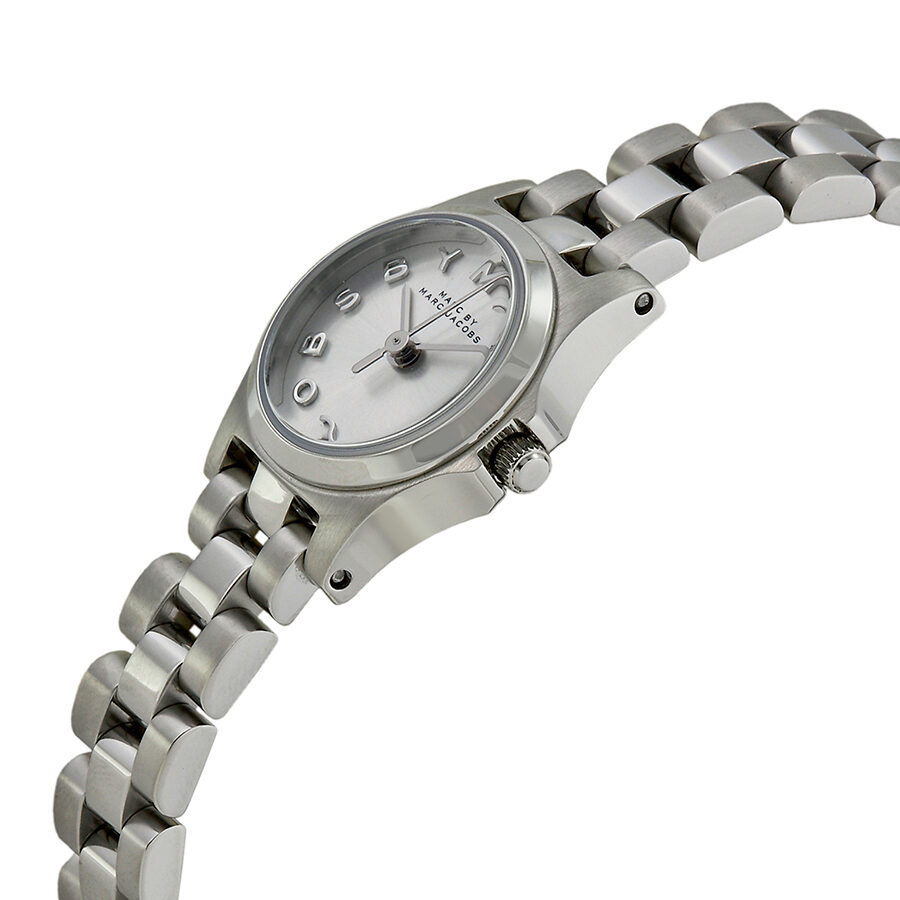 Marc Jacobs Henry Dinky Silver Dial Silver Steel Strap Watch for Women - MBM3198 Buy Now By Marc Jacobs