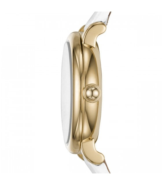 Marc Jacobs Roxy White Dial White Leather Strap Watch for Women - MJ1607 Buy Now By Marc Jacobs