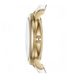 Marc Jacobs Roxy White Dial White Leather Strap Watch for Women - MJ1607 Buy Now By Marc Jacobs