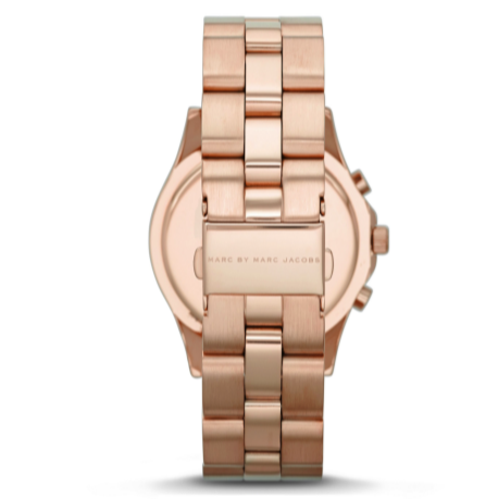 Marc Jacobs Blade Chronograph Brown Dial Rose Gold Steel Strap Watch for Women - MBM3308 Buy Now By Marc Jacobs