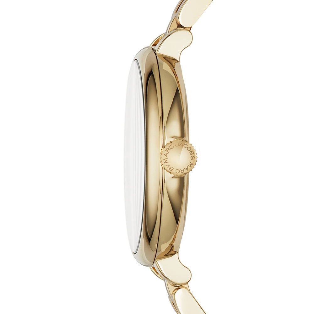 Marc Jacobs Sally Champagne Gold Dial Gold Steel Strap Watch for Women - MBM3363 Buy Now By Marc Jacobs