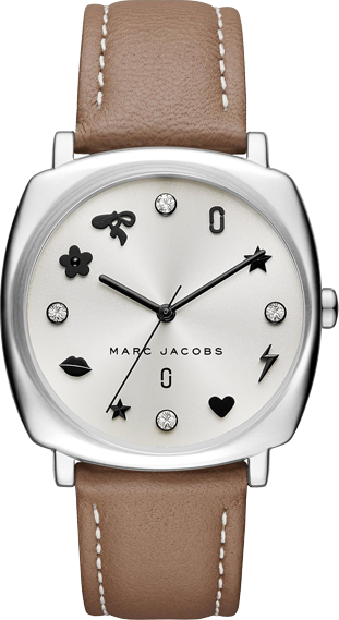 Marc Jacobs Mandy Silver Dial Brown Leather Strap Watch for Women - MJ1563 Buy Now By Marc Jacobs