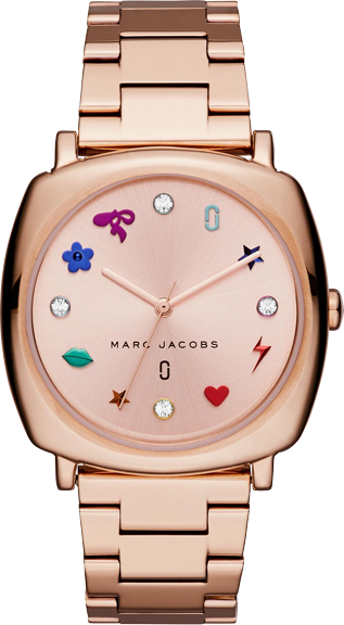 Marc Jacobs Mandy Rose Gold Dial Rose Gold Steel Strap Watch for Women - MJ3550 Buy Now By Marc Jacobs