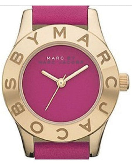 Marc Jacobs Purple Dial Purple Leather Strap Watch for Women - MBM1209 Buy Now By Marc Jacobs