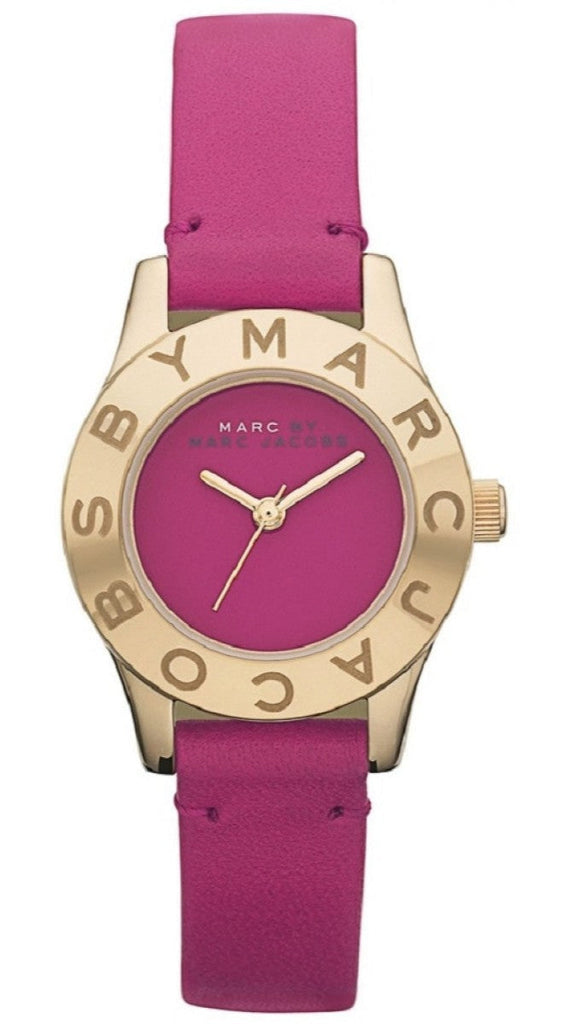 Marc Jacobs Purple Dial Purple Leather Strap Watch for Women - MBM1209 Buy Now By Marc Jacobs