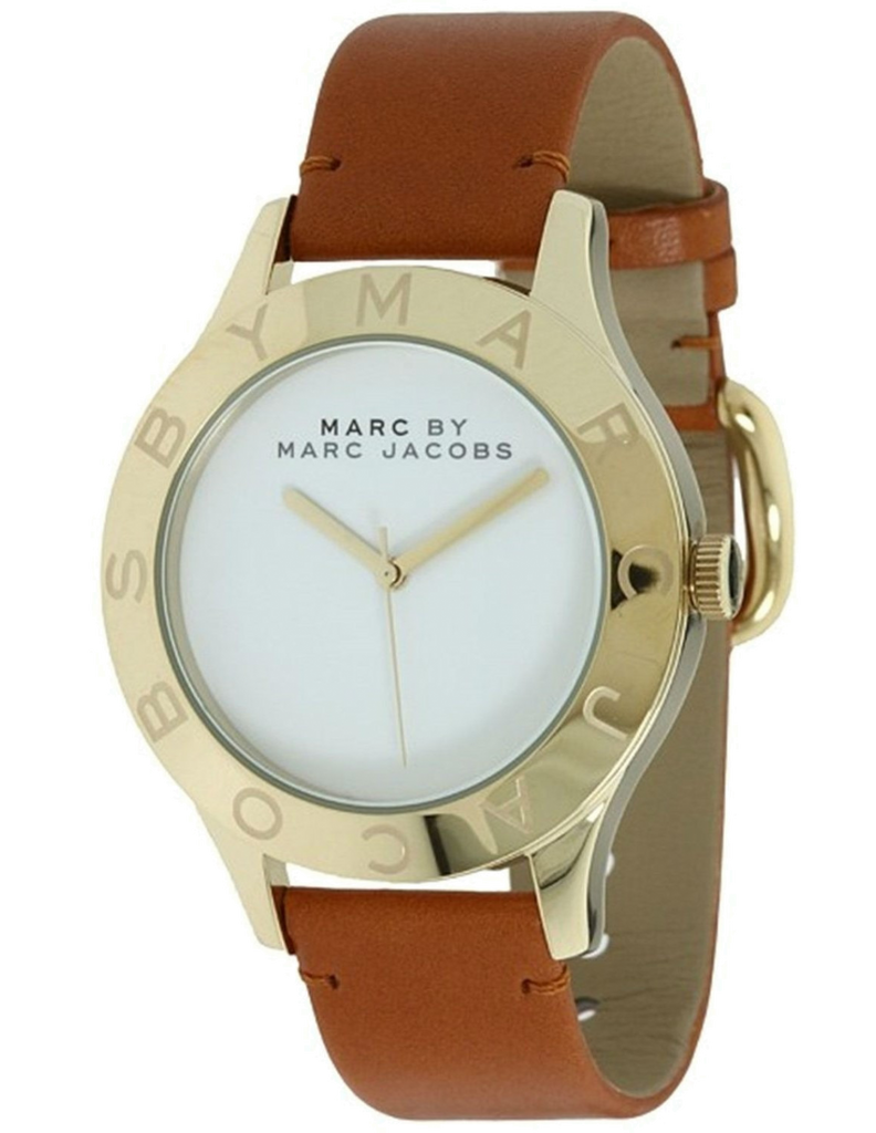 Marc Jacobs Blade White Dial Brown Leather Strap Watch for Women - MBM1218 Buy Now By Marc Jacobs