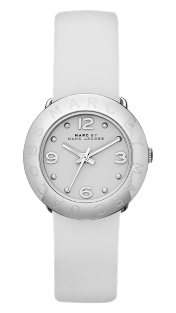Marc Jacobs Blade White Dial White Leather Strap Watch for Women - MBM1223 Buy Now By Marc Jacobs