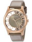 Marc Jacobs Henry Dinky Skeleton Beige Dial Beige Leather Strap Watch for Women - MBM1245 Buy Now By Marc Jacobs