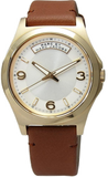 Marc Jacobs Baby Dave White Dial Brown Leather Strap Watch for Women - MBM1261 Buy Now By Marc Jacobs