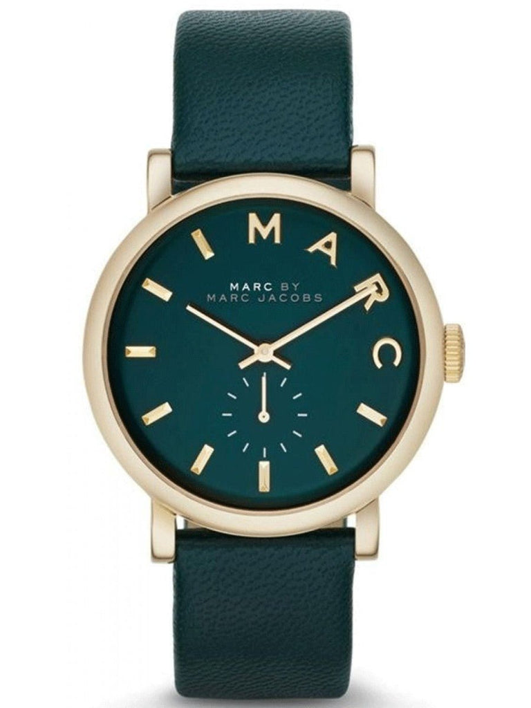 Marc Jacobs Baker Green Dial Green Leather Strap Watch for Women - MBM1268 Buy Now By Marc Jacobs