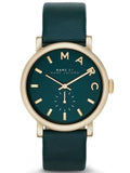 Marc Jacobs Baker Green Dial Green Leather Strap Watch for Women - MBM1268 Buy Now By Marc Jacobs