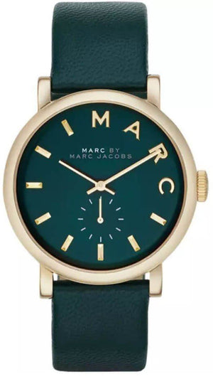 Marc Jacobs Baker Green Dial Green Leather Strap Watch for Women - MBM1268 Buy Now By Marc Jacobs