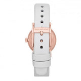 Marc Jacobs Baker White Dial White Leather Strap Watch for Women - MBM1284 Buy Now By Marc Jacobs
