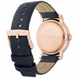 Marc Jacobs Baker Navy Blue Dial Navy Blue Leather Strap Watch for Women - MBM1329 Buy Now By Marc Jacobs