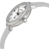 Marc Jacobs Sally White Dial White Leather Strap Watch for Women - MBM1350 Buy Now By Marc Jacobs