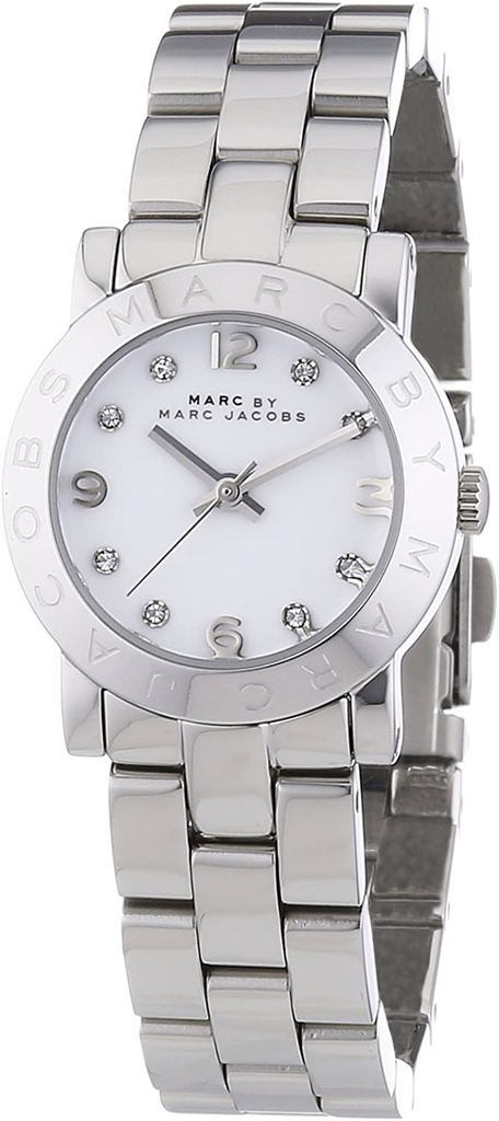 Marc Jacobs Mini Amy White Dial Silver Steel Strap Watch for Women - MBM3055 Buy Now By Marc Jacobs
